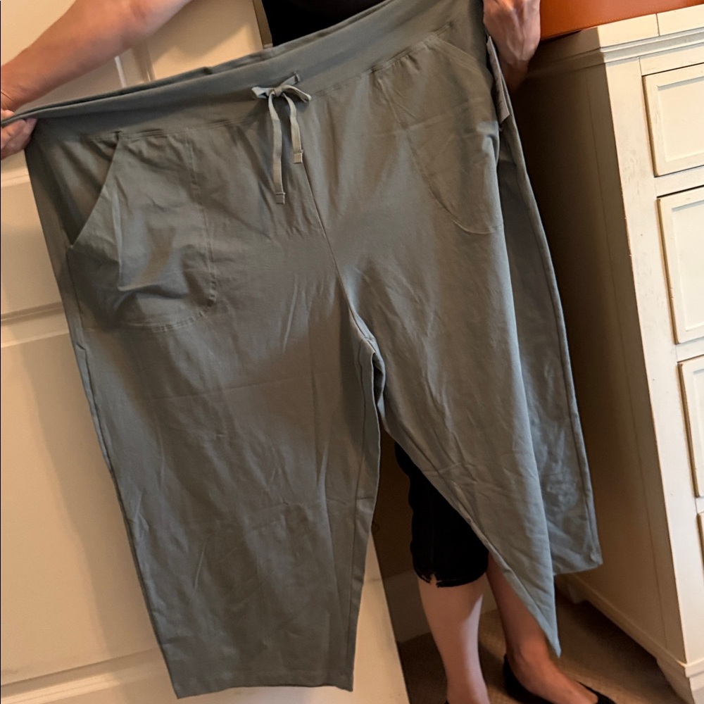 Athletic Works NWT Core Knit Capri 3X Lapis